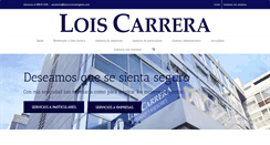 Desktop Screenshot of loiscarreraabogados.com